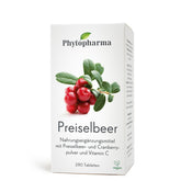Phytopharma Preiselbeer Tablets – Cranberry & Lingonberry Vitamin C Supplement (120/280tablets)